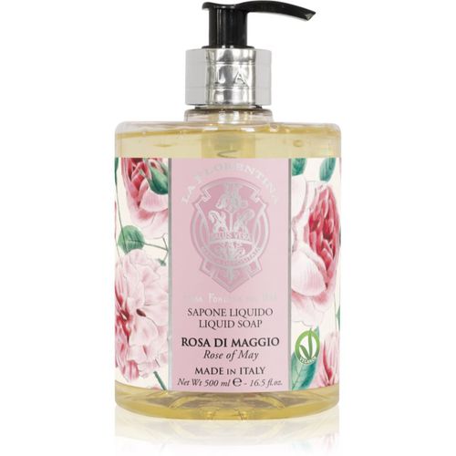 Rose of May Liquid Soap natürliche Flüssigseife für die Hände 500 ml - La Florentina - Modalova