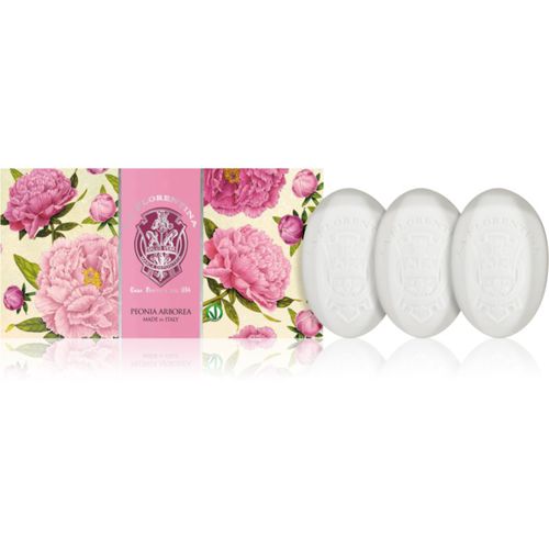 Arboreal Peony Hand Soap set di saponi solidi peonia 3x150 g - La Florentina - Modalova