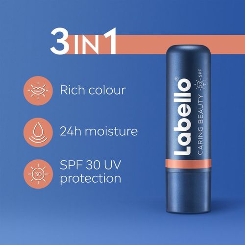 Caring Beauty bálsamo labial con color tono Nude 4,8 ml - Labello - Modalova