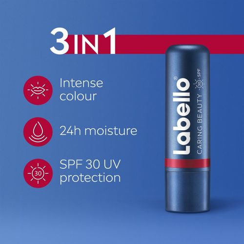 Caring Beauty bálsamo labial tonificante tono Red 4.8 g - Labello - Modalova