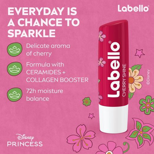 Disney Princess Cherry Shine bálsamo hidratante para labios 4.8 g - Labello - Modalova