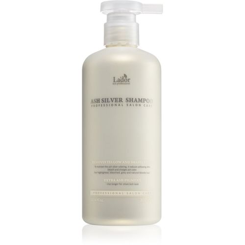 Ash Silver Shampoo champú de hidratación intensiva neutralizante para tonos amarillos 300 ml - La'dor - Modalova