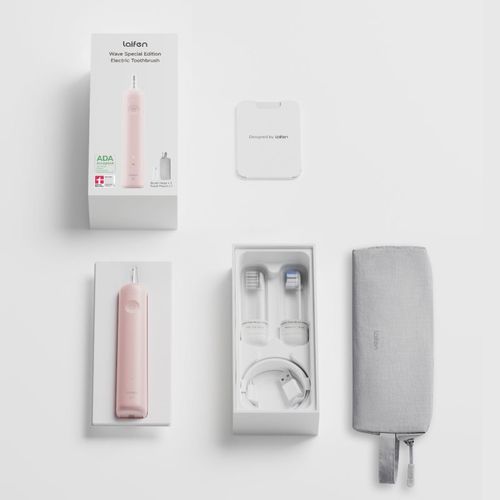 Wave Special cepillo de dientes eléctrico + 2 cabezales de recambio Pink 1 ud - Laifen - Modalova