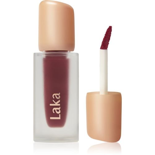 Fruity Glam Tint brillo de labios de larga duración con efecto humectante tono 120 Cafe In Rose 4.5 g - Laka - Modalova