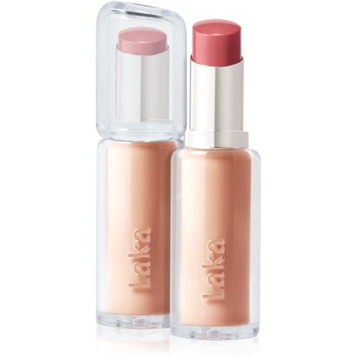 Bonding Glow Lipstick barra de labios de larga duración para aportar hidratación y brillo tono 201 Miro 3.7 g - Laka - Modalova
