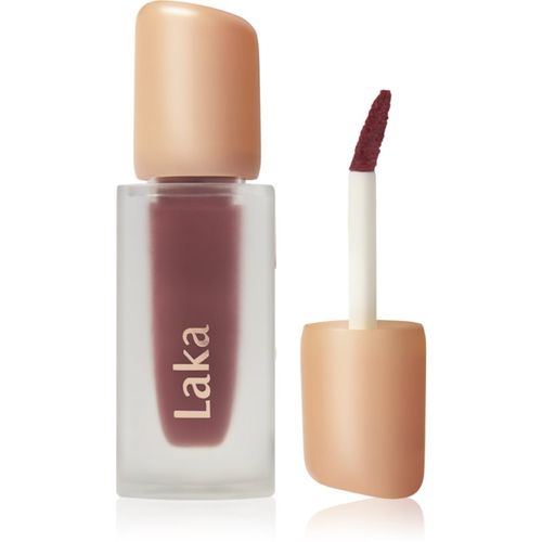 Fruity Glam Tint brillo de labios de larga duración con efecto humectante tono 121 Ash Nut 4.5 g - Laka - Modalova