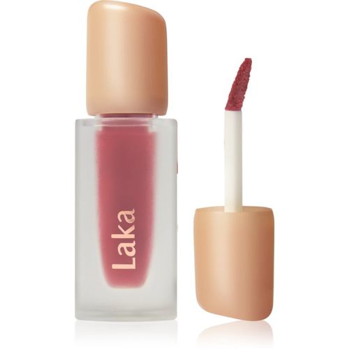 Fruity Glam Tint brillo de labios de larga duración con efecto humectante tono 122 Rosy Rose 4.5 g - Laka - Modalova
