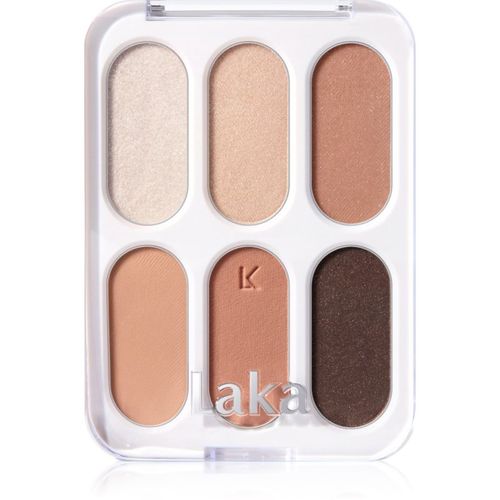 Forever6 Eye Palette paleta de sombras de ojos tono 04 Tan Peach 7 g - Laka - Modalova