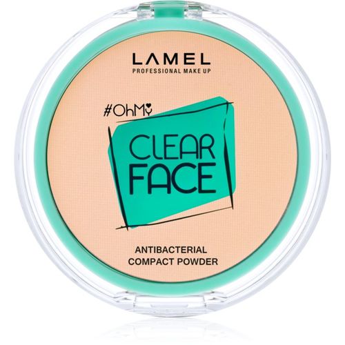 OhMy Clear Face polvos compactos con ingrediente antibacteriano tono 402 Vanilla 6 g - LAMEL - Modalova
