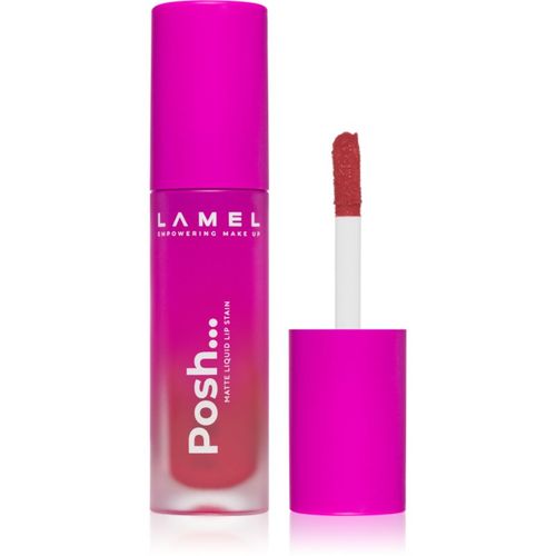Posh Matte Liquid Lip Stain labial líquido mate de larga duración tono №405 Punch Pin 4 g - LAMEL - Modalova