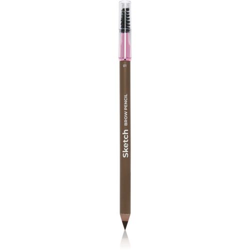 Sketch lápiz para cejas con cepillo tono 01 1.1 g - LAMEL - Modalova