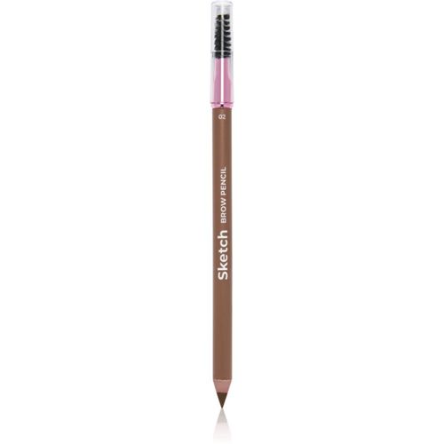Sketch lápiz para cejas con cepillo tono 02 1.1 g - LAMEL - Modalova