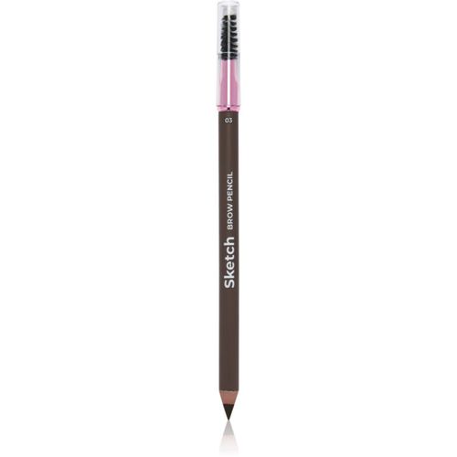 Sketch lápiz para cejas con cepillo tono 03 1.1 g - LAMEL - Modalova
