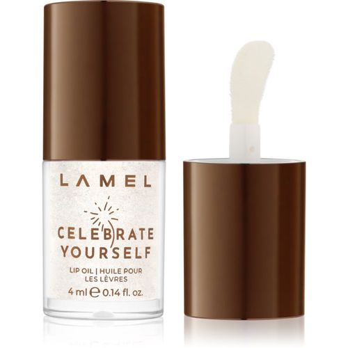 Celebrate Yourself aceite para labios con purpurina tono 01 4 ml - LAMEL - Modalova