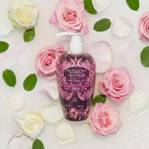 Positano Rosa Damascena espuma de ducha de baño 700 ml - Rudy - Le Maioliche - Modalova