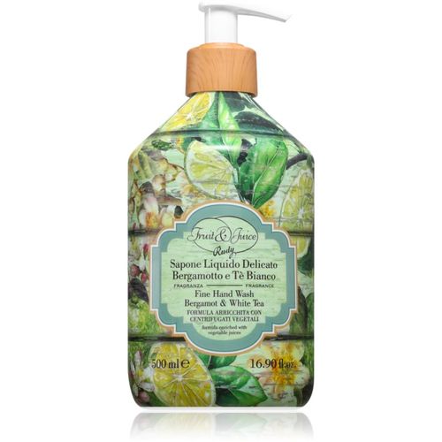 Bergamot & White Tea Fine jabón líquido 500 ml - Rudy - Le Maioliche - Modalova