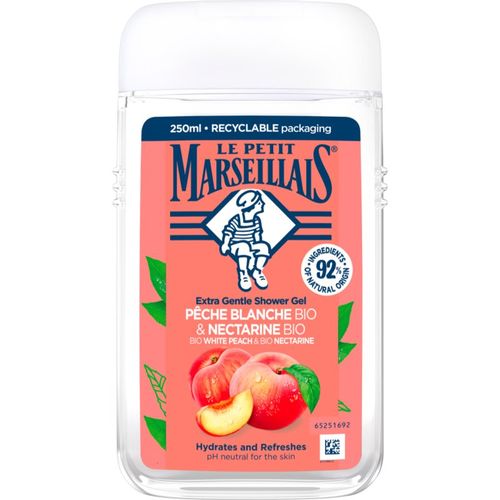 White Peach Bio & Nectarine Bio gel de ducha suave 250 ml - Le Petit Marseillais - Modalova