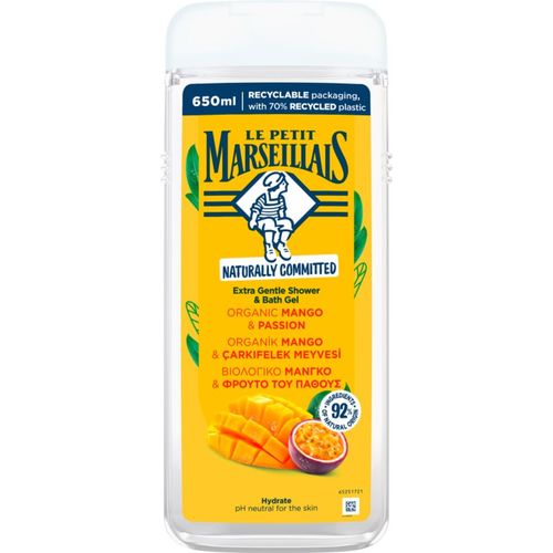 Mango BIO & Passion Fruit gel de ducha suave 650 ml - Le Petit Marseillais - Modalova