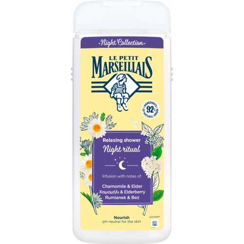 Night Collection Chamomile & Elder gel de ducha relajante 650 ml - Le Petit Marseillais - Modalova