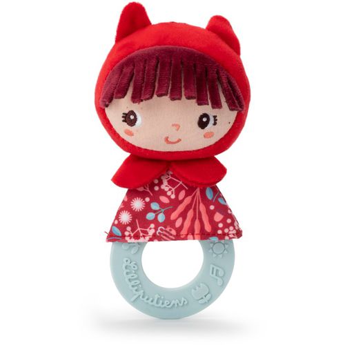 Teething Rattle Little Red Riding Hood dentaruolo 3 m+ 1 pz - Lilliputiens - Modalova