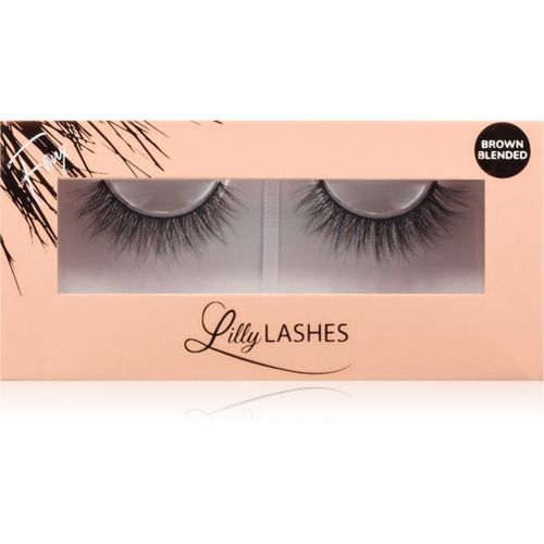 Everyday Faux Mink Brown Blended pestañas postizas tipo Undressed 1 par - Lilly Lashes - Modalova