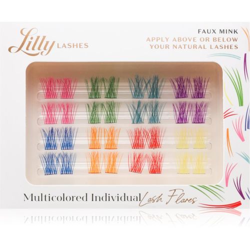 Multicolored Individual pestañas postizas individuales con nudo 32 ud - Lilly Lashes - Modalova