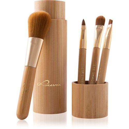 Bamboo Travel set de brochas de viaje - Luvia Cosmetics - Modalova