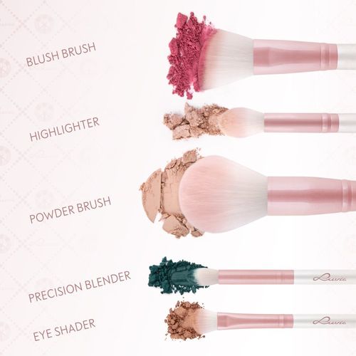 Daily Essentials set de brochas con estuche Candy - Luvia Cosmetics - Modalova