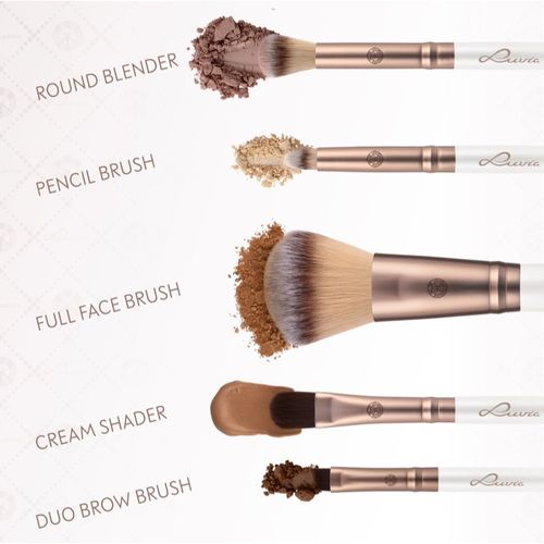 Daily Selection set de brochas con estuche Prime Vegan - Luvia Cosmetics - Modalova