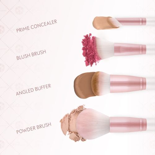 Flawless Face Set set de brochas con estuche Candy - Luvia Cosmetics - Modalova