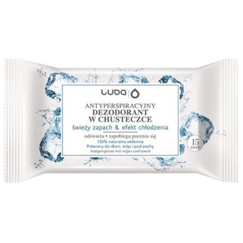 Antiperspirant Wipes Fresh Scent and Cooling Effect desodorante 15 ud - Luba - Modalova