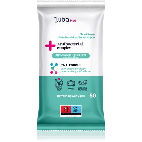 Med Antibacterial Complex toallitas húmedas sin alcohol 50 ud - Luba - Modalova