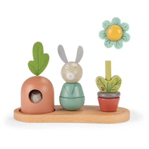 Wooden Stack Up Toy Trois Petits Lapins juguete multiactividades de madera 12m+ 1 ud - MOULIN ROTY - Modalova