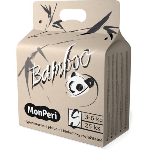 Bamboo Size S Einweg-Ökowindeln 3-6 kg 25 St - MonPeri - Modalova