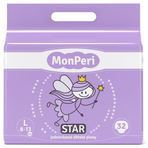 Star Size L pañales desechables 8-13 kg 32 kg - MonPeri - Modalova