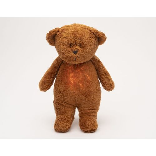 The Humming Friend 2.0 Organic Caramel doudou con melodía 1 ud - Moonie - Modalova