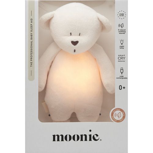 Bear 2.0 Organic Cream doudou con melodía 1 ud - Moonie - Modalova