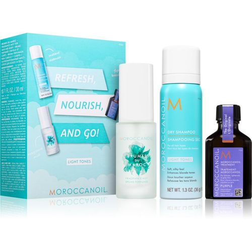 Refresh, Nourish, and Go! (Light Tones) set para cabello rubio para mujer - Moroccanoil - Modalova