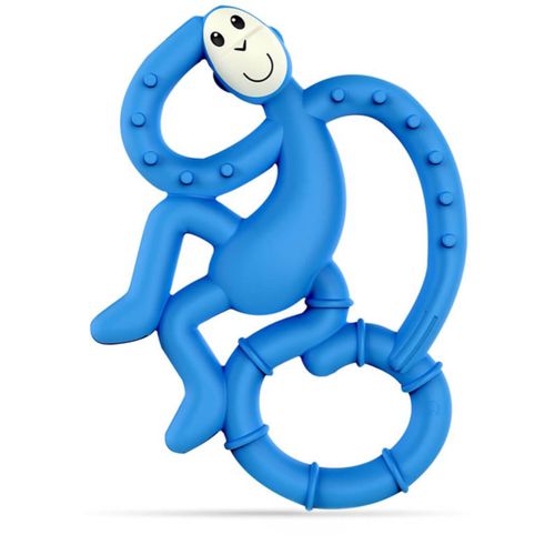 Mini Monkey Teether Beißring mit einem antimikrobiellen Zusatz Blue 1 St - Matchstick Monkey - Modalova