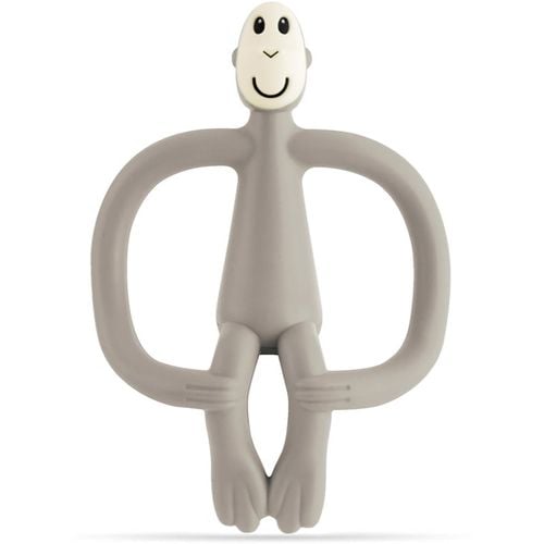 Teething Toy and Gel Applicator mordedor con cepillo 2en1 Grey 1 ud - Matchstick Monkey - Modalova