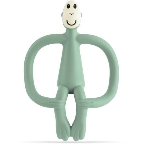 Teething Toy and Gel Applicator dentaruolo con spazzolino 2 in 1 Mint Green 1 pz - Matchstick Monkey - Modalova