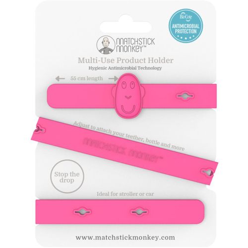 Multi-Use Product Holder clip multifuncional Pink 1 ud - Matchstick Monkey - Modalova