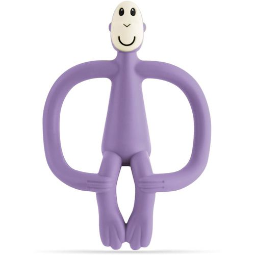 Teething Toy and Gel Applicator dentaruolo con spazzolino 2 in 1 Purple 1 pz - Matchstick Monkey - Modalova