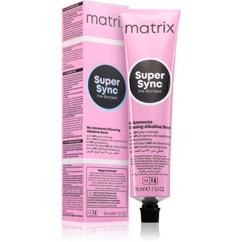 Super Sync Pre-Bonded tinte demipermanente para el cabello tono 5VV Violet Violet Medium Brown 90 ml - Matrix - Modalova