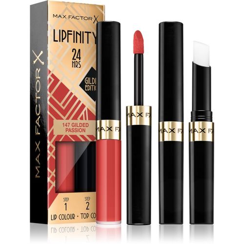 Lipfinity Gilded Edition barra de labios de larga duración con bálsamo tono 147 Gilded Passion 4,2 g - Max Factor - Modalova