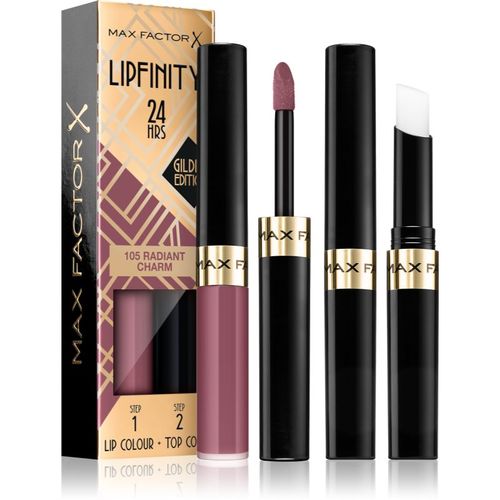 Lipfinity Gilded Edition barra de labios de larga duración con bálsamo tono 105 Radiant Charm 4,2 g - Max Factor - Modalova