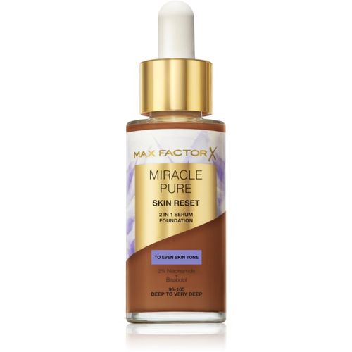 Miracle Pure Skin Reset Base sérum tono 95-100 Deep to Very Deep 30 ml - Max Factor - Modalova