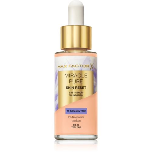 Miracle Pure Skin Reset Base sérum tono 00-10 Very Fair 30 ml - Max Factor - Modalova