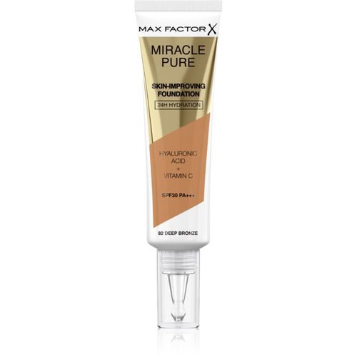 Miracle Pure Skin maquillaje de larga duración SPF 30 tono 82 Deep Bronze 30 ml - Max Factor - Modalova