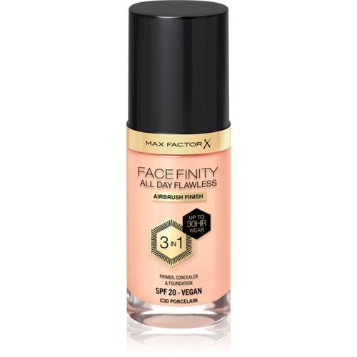 Facefinity All Day Flawless maquillaje de larga duración SPF 20 tono 30 Porcelain 30 ml - Max Factor - Modalova
